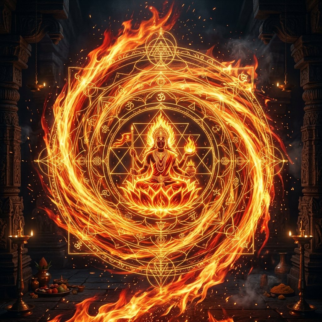 Fire Element Agni Sacred Art